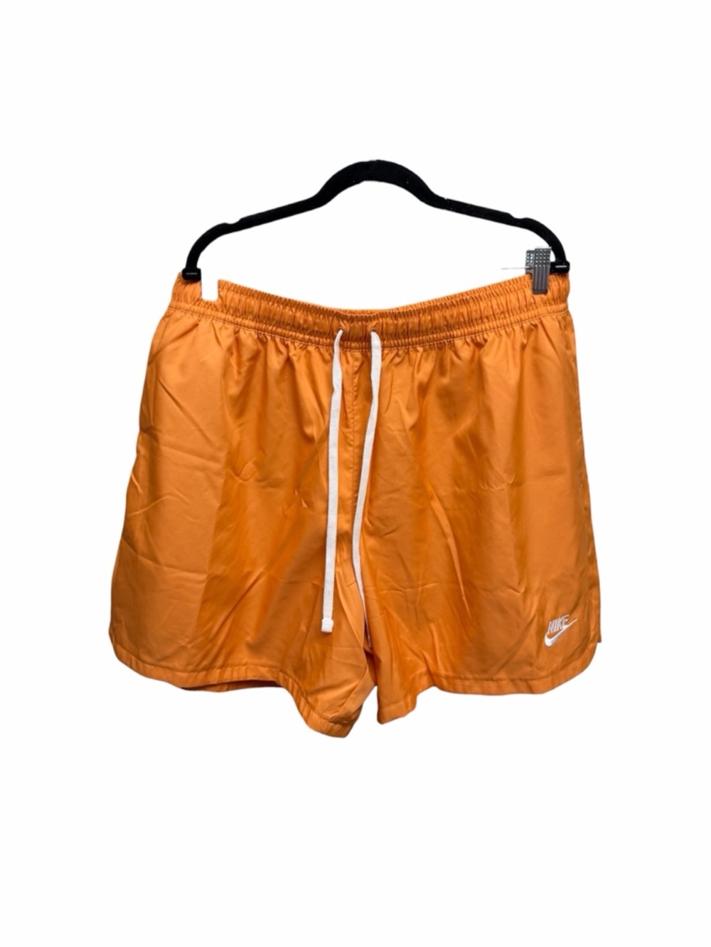 Nike Women’s Orange Athletic Shorts with Drawstring